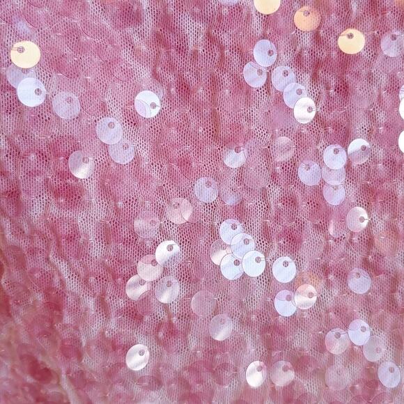 WAYF Megan Tank Sequin Cowl Neckline Sz M Date Night Party Festival Y2K Fairy - Picture 4 of 10